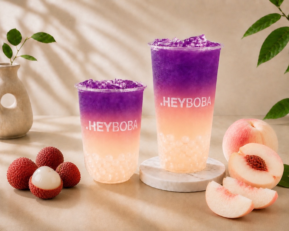 Lychee and white peach