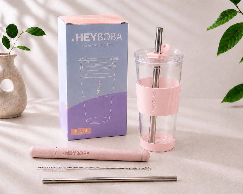 HEYBOBA reusable tumbler
